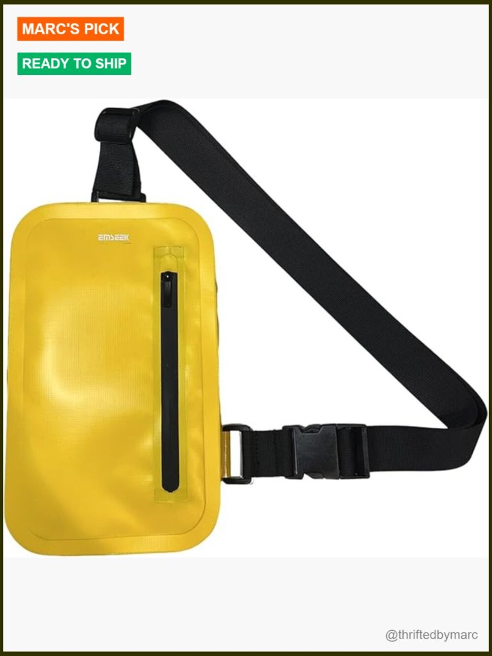 Waterproof Crossbody Sling Bag With Anti-Theft Pockets, Adjustable Strap, 4